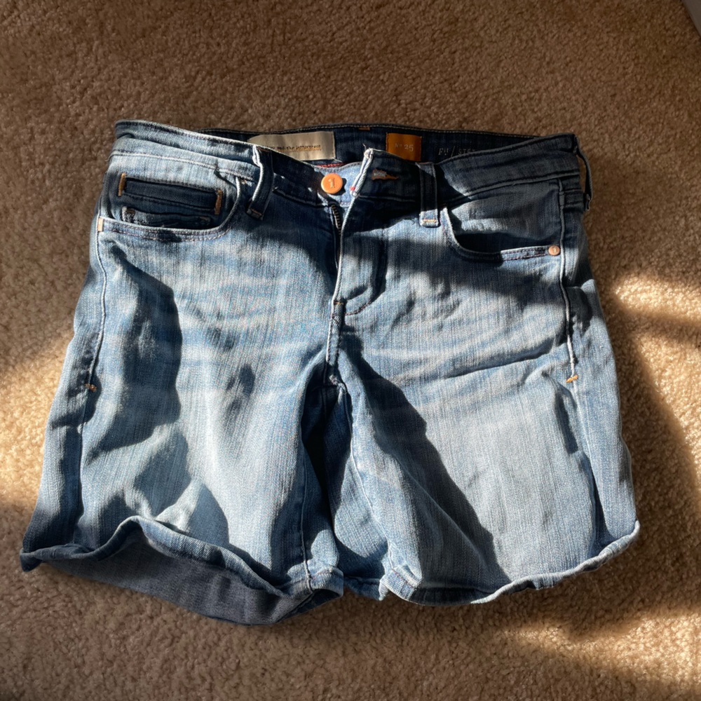 Pilcro and the letterpress Women’s jean shorts